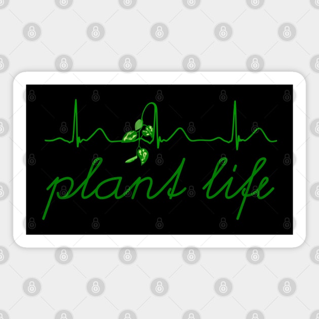 Plant life pothos heartbeat Magnet by meldra